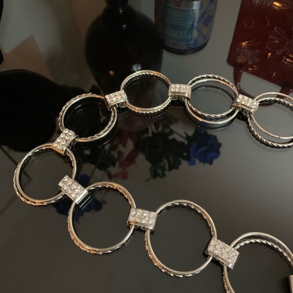 Double ring waist chain with diamonds 💎✨ - Picture 3 of 8